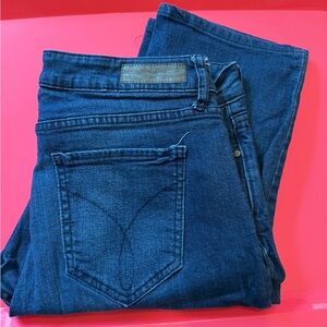 Calvin Klein Women's Dark Blue Straight Leg Jeans